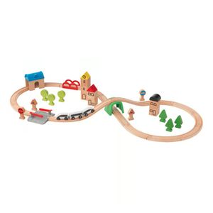 ست 45 تکه قطار چوبی ایکیا مدل IKEA LILLABO